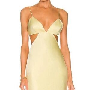 Significant Other Jacy butter yellow maxi dress size 6